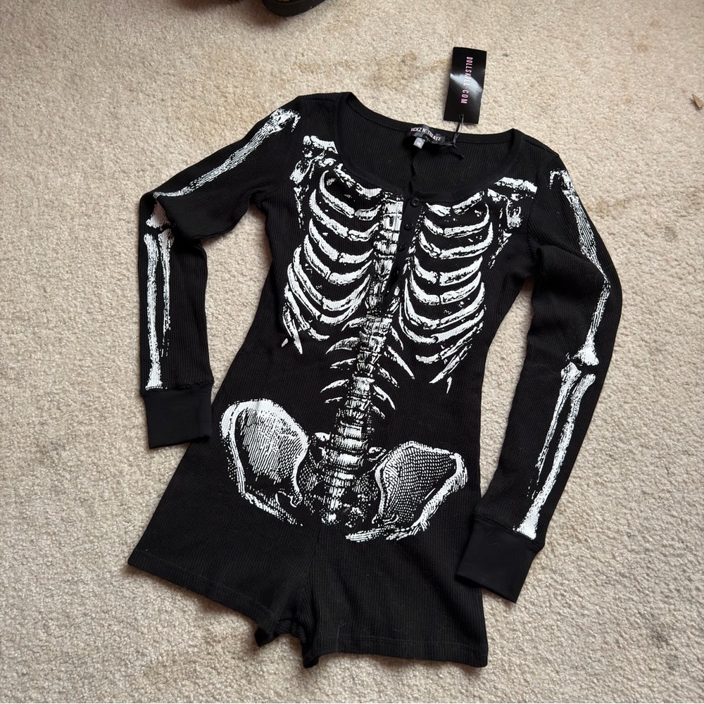 Skeleton romper